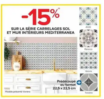 Castorama La série carrelages sol et mur intérieurs méditerranéa offre