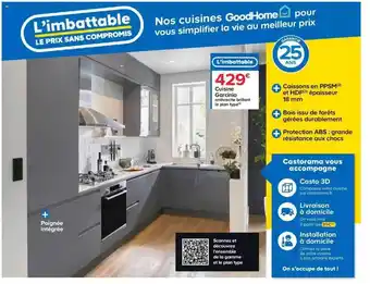 Castorama Cuisine garcinia goodhome offre