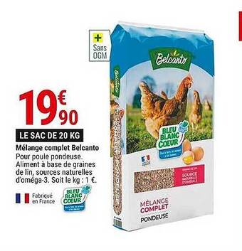 Gamm vert Mélange complet belcanto offre