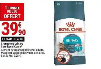 Gamm vert Croquettes urinary care royal canin offre