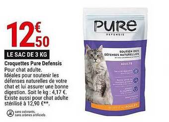 Gamm vert Croquettes pure defensis offre