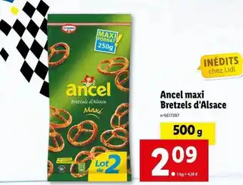 Lidl Ancel maxi bretzels d'alsace offre