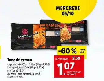 Tanoshi ramen