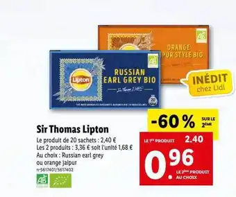 Sir thomas lipton
