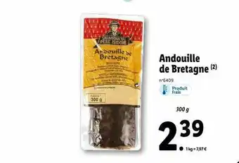 Lidl Andouille de bretagne offre