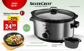 Lidl Mijoteuse électrique silvercrest offre