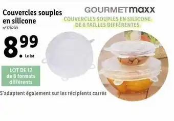 Lidl Couvercles souples en silicone offre
