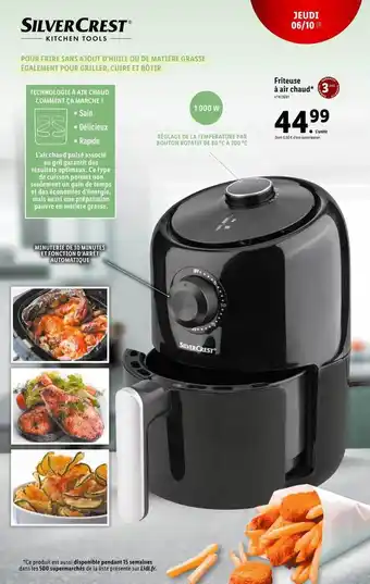 Lidl Friteuse à air chaud silvercrest offre