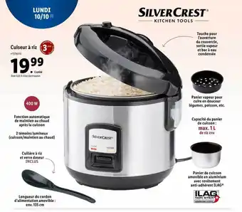 Lidl Cuiseur à riz silver crest offre