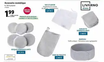 Lidl Accessoire cosmétique livarno home offre