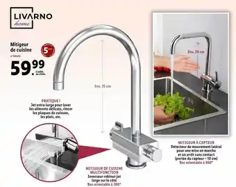 Lidl Mitigeur de cuisine livarno home offre