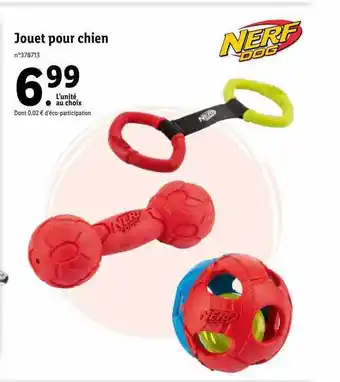 Lidl Jouet pour chien nerf dog offre