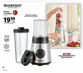 Lidl Blender à smoothie silvercrest offre