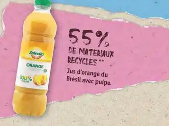 Lidl Jus d'orange du brésil avec pulpe solevita offre