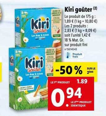 Kiri goûter