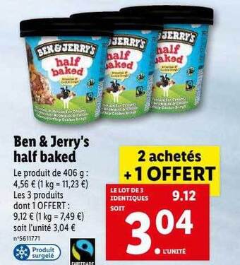Ben & jerry's half baked