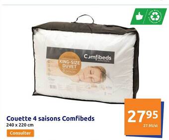 Action Couette 4 saisons comfibeds offre