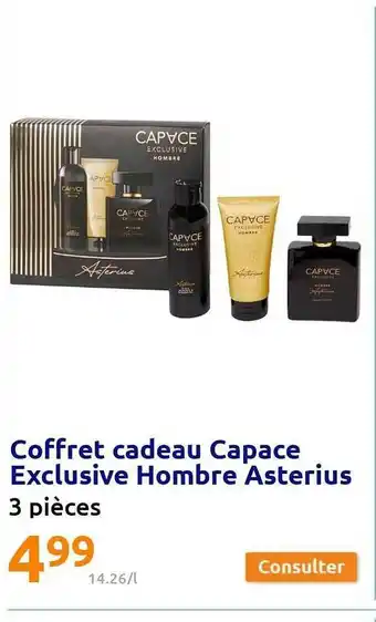 Action Coffret cadeau capace exclusive hombre asterius offre
