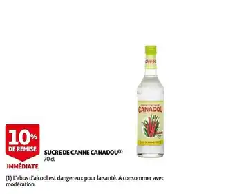 Auchan Sucre de canne canadou offre