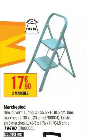 Bricorama Marchepied offre