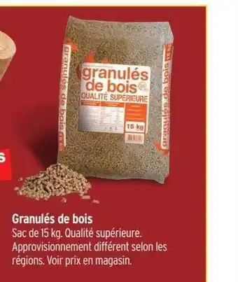 Bricorama Granulés de bois offre