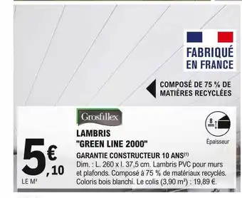 E.Leclerc Brico Lambris offre