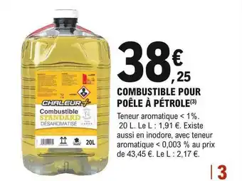 E.Leclerc Brico Combustible pour poêle à pétrole offre