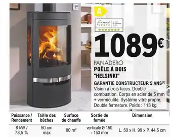 E.Leclerc Brico Poêle à bois offre
