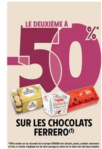 Intermarché Chocolats ferrero offre