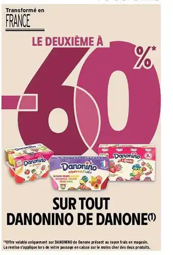 Intermarché Danonino de danone offre