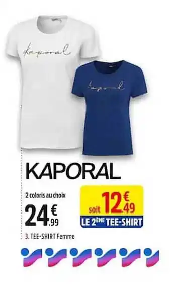Intersport Tee-shirt femme kaporal offre