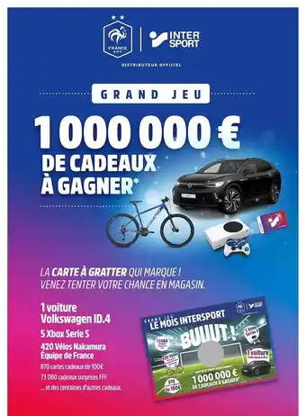 Intersport Grand jeu offre