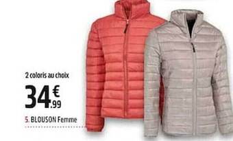 Intersport Blouson femme offre