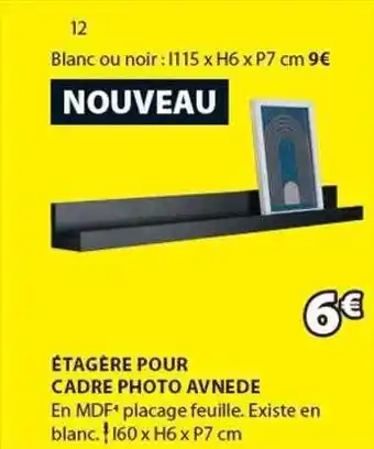 JYSK Étagère pour cadre photo avnede offre