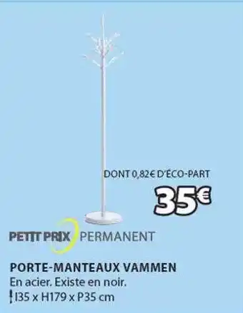 JYSK Porte-manteaux vammen offre