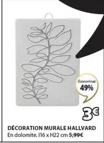 JYSK Décoration murale hallvard offre