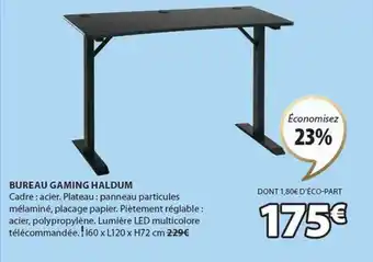 JYSK Bureau gaming haldum offre
