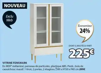 JYSK Vitrine fensmark offre
