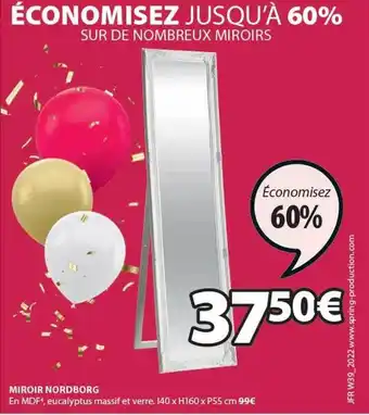 JYSK Miroir nordborg offre
