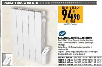 Radiateur A Fluide Caloporteur