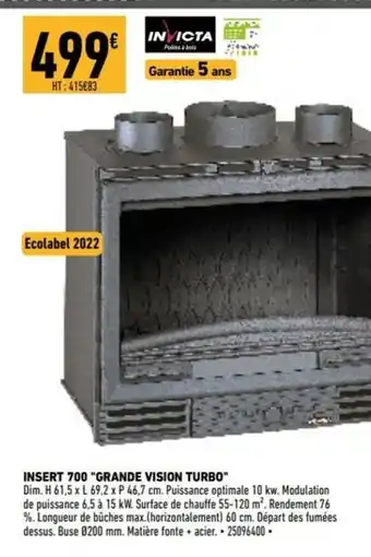 Insert 700 "Grande Vision Turbo"