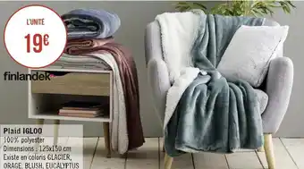 Géant Casino Finlandek plaid igloo offre