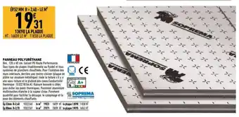Brico Cash Panneau Polyuréthane offre