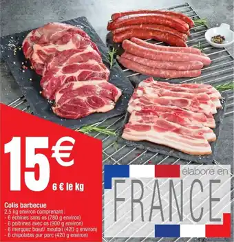 Cora x Carrefour Colis barbecue offre