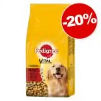 Croquettes pedigree 13 / 15 kg pour chien : 20 % de remise !