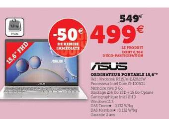 Hyper U Ordinateur portable 15,6 offre