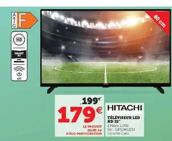 Hyper U Téléviseur led hd 32 offre