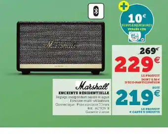 Hyper U Enceinte résidentielle marshall offre