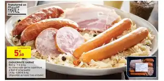 Intermarché Hyper Choucroute garnie offre