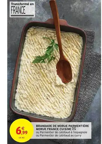 Intermarché Hyper Brandade de morue parmentière morue france cuisine offre